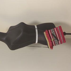 Authentic Peruvian Square Shaped Satchel/Crossbody Handbag Purse